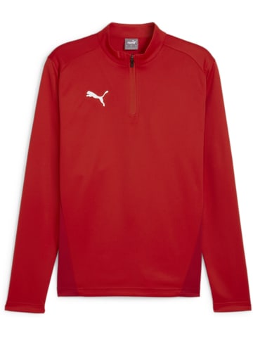 Puma T-Shirt "TeamGoal Training 1/4 Zip Top" in Rot