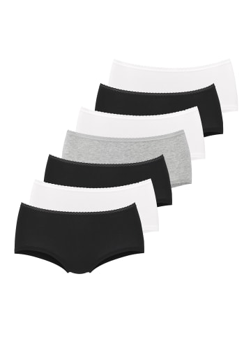 Vivance by Lascana Panty in schwarz, weiß, grau meliert