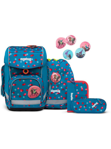 Ergobag cubo Schulranzen Set 5-tlg. VoltiBär 2024 in blau