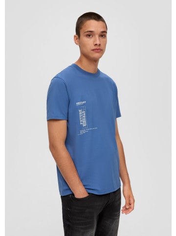 QS T-Shirt in 53D0_himmelblau