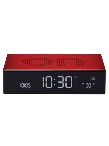 Lexon Digitalwecker Flip Premium Rot