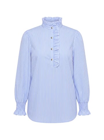 Ulla Popken Trachtenbluse in himmelblau