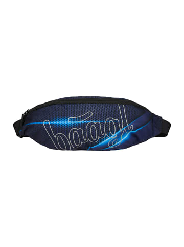 BAAGL Bauchtasche Snap in Schwarz Bluelight