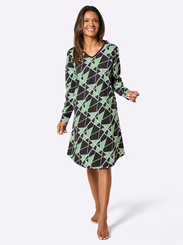 WITT WEIDEN Sleepshirt in apfel-schwarz-bedruckt