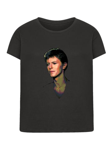 F4NT4STIC Box Tee TV Times Pop Star David Bowie 1977 in schwarz