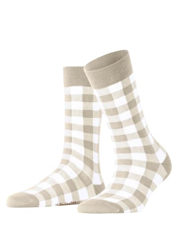 Burlington Vichy Socke in Gravel