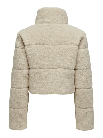 ONLY Teddyfell Jacke in Pumice Stone