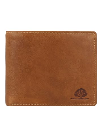 Greenburry Tornado Geldbörse RFID Schutz Leder 12 cm in peanut brown