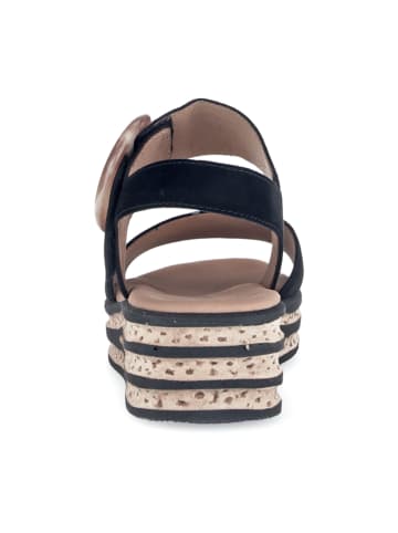 Gabor Keilsandaletten in Schwarz