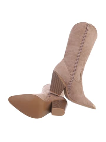 Ital-Design Stiefel in Beige