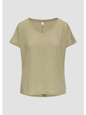 QS T-Shirt in 7282_helles olivgrün