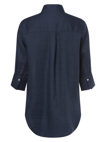 Marie Lund Leinenbluse Rihab in indigo