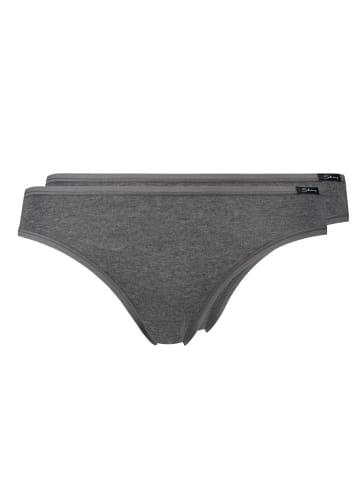 Skiny Slip 2er Pack in Grau