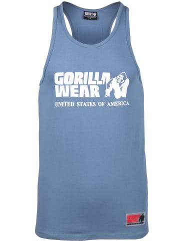 Gorilla Wear Klassisches Tanktop – Koronenblau