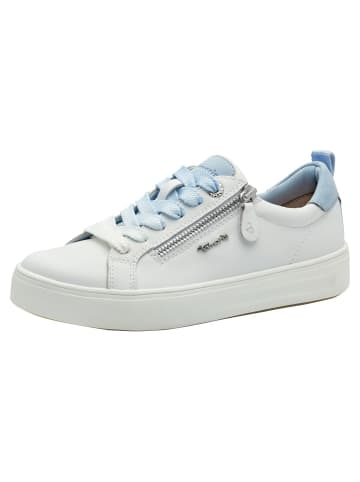 Tamaris WIDE FIT Sneaker in WHITE/BLUE