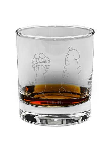 Mr. & Mrs. Panda Scotch Glas Schildkröte Maus ohne Spruch in Transparent