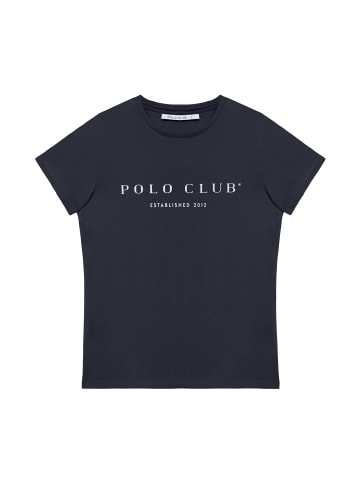 Polo Club T-Shirt in Navy Blau