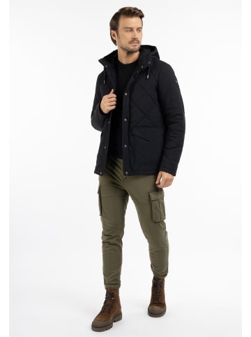 DreiMaster Herren Leichte Übergangsjacke in Schwarz