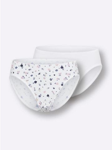 WITT WEIDEN Jazzpants in weiß-mauve + weiß