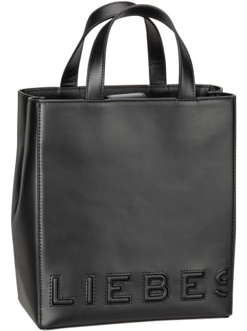 LIEBESKIND BERLIN Handtasche Paper Bag Logo S in Black