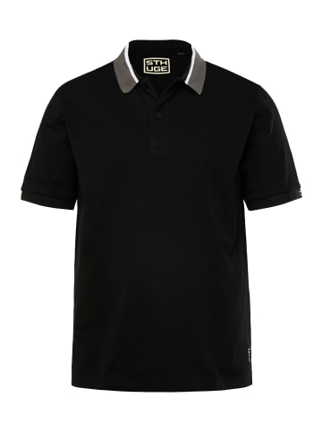STHUGE Poloshirt in schwarz