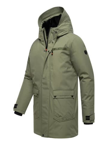 STONE HARBOUR Wintermantel Netaan XX in Dusty Olive