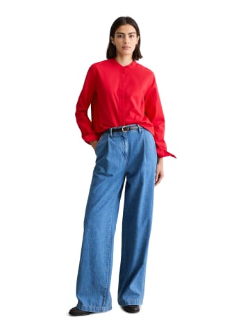 Marc O'Polo DENIM Bluse mit Falten-Detail regular in Carmine Red