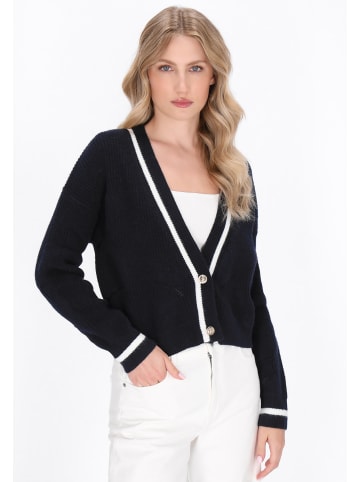 DreiMaster Maritim Women Cardigan in navy offwhite