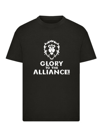 F4NT4STIC T-Shirt World Of Warcraft Alliance Glory Back in schwarz