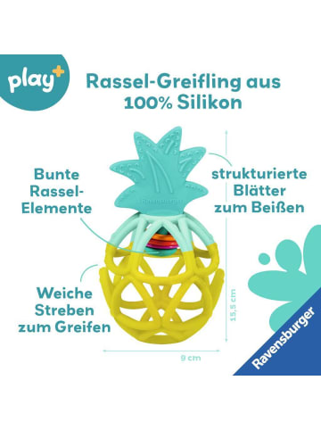 Ravensburger Play+ Rassel-Greifling: Ananas - ab 0 Monate 0-24 Monate in bunt