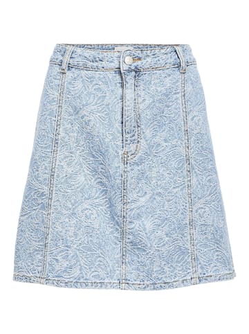 Object Minirock in Light Blue Denim