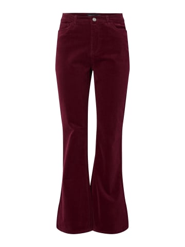 Pieces Flared Jeans in Tawny Port