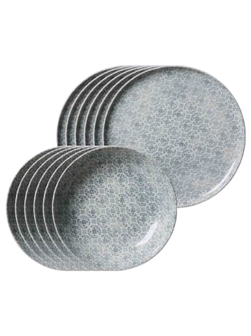 Ritzenhoff & Breker 12er Set Tafelservice Porto in grau