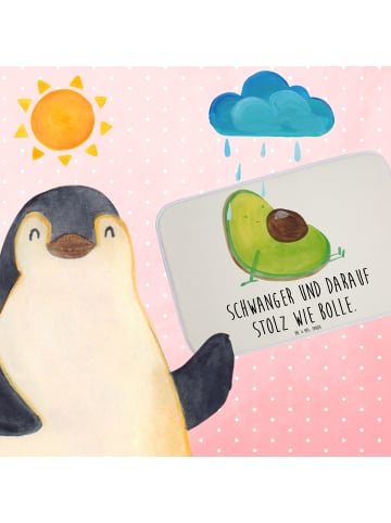 Mr. & Mrs. Panda Badvorleger Avocado Schwangerschaft mit Spruch in Weiß