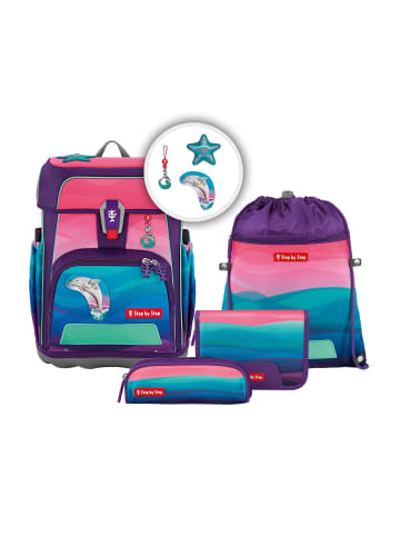 Step by Step Cloud Ocean Schulranzen-Set in Dolphin Lana