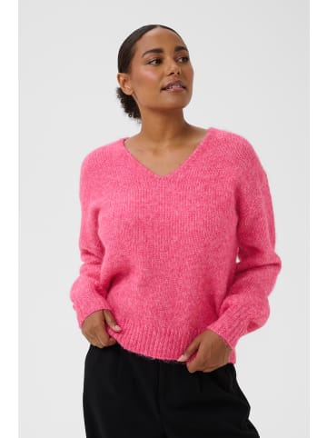 Kaffe Strickpullover KAsarla Loose fit in Azalea Pink Melange