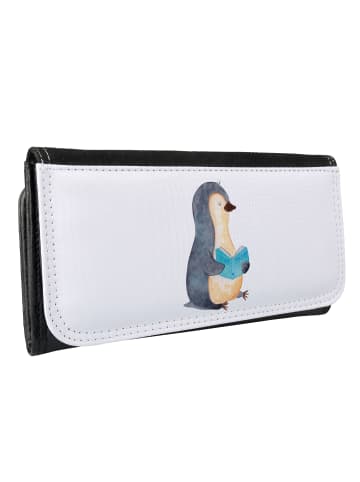 Mr. & Mrs. Panda Frauen Portemonnaie Pinguin Buch ohne Spruch in Weiß