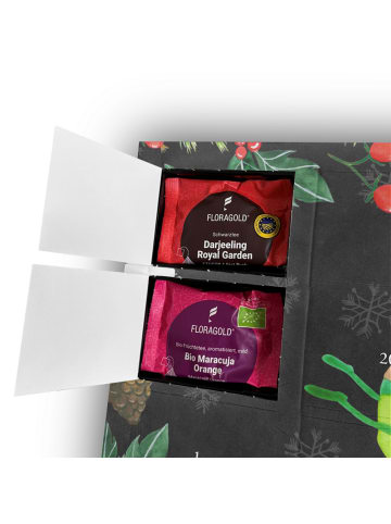 Mr. & Mrs. Panda Tee Adventskalender Avocado Yoga mit Spruch in Kreidetafel