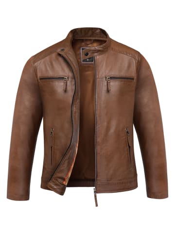 Amaci&Sons Lederjacke CICERO in Cognac