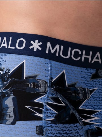 Muchachomalo 2er-Set: Boxershorts in Multicolor/Blue/Multicolor/Black