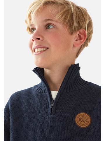 Band of Rascals Norwegerpullover " Basic " in blau
