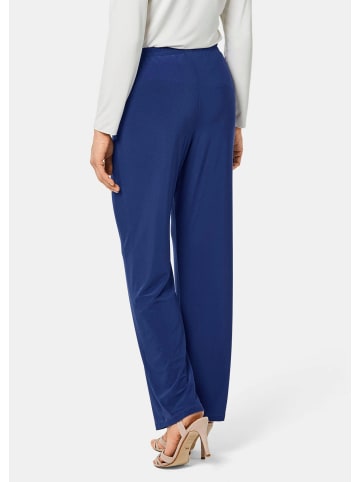 GOLDNER Bequeme Slinky-Hose mit Schlupfbund in royalblau