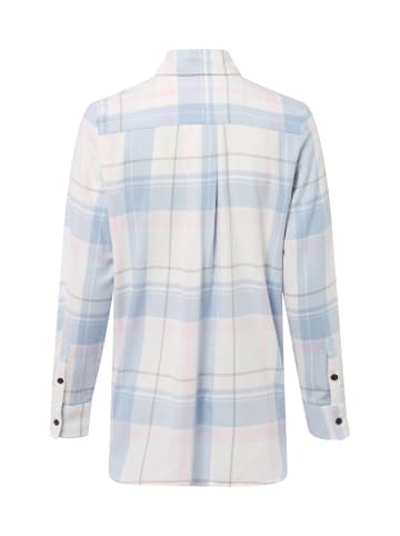 Marie Lund Bluse in blau ecru - 0069