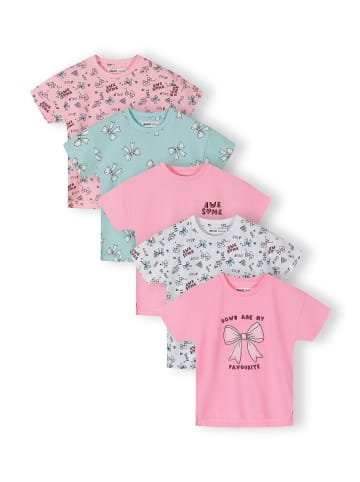Minoti 5-er Pack T-shirt 30TEE102 in pink