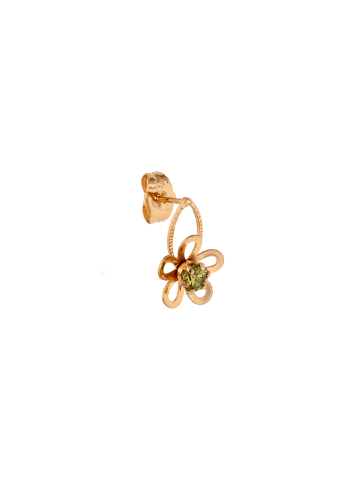 gaya Women Earrings in Rose Gold Green