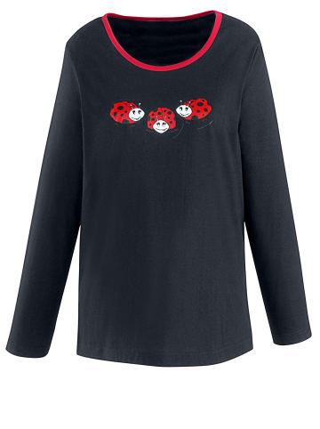 Sieh an! Schlafanzug in schwarz-rot