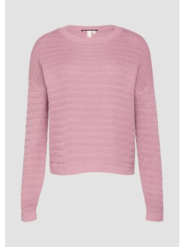 QS Strickpullover in 4176_altrosa