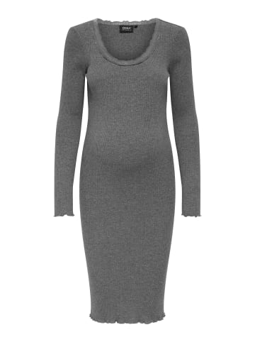 ONLY Kleid in Dark Grey Melange