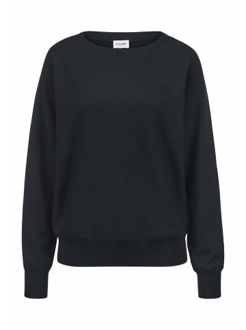 Hessnatur Hessnatur Pullover Relaxed aus Bio-Schurwolle mit Cashmere in schwarz