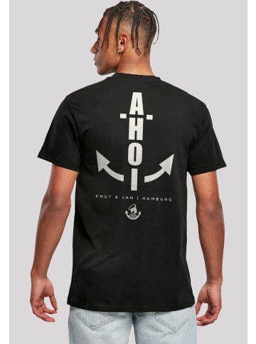 F4NT4STIC T-Shirt AHOI Knut & Jan Hamburg in schwarz